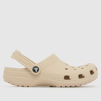 Crocs Beige Classic Clog Womens Sandals