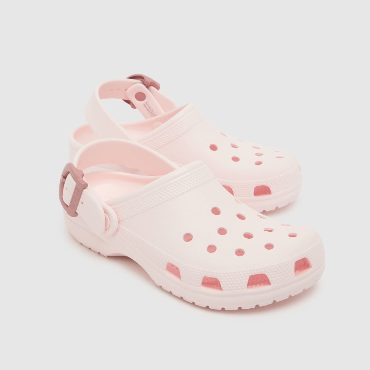 Crocs Classic Buckle Clog in Pale Pink Crocs Classic Buckle Clog 4