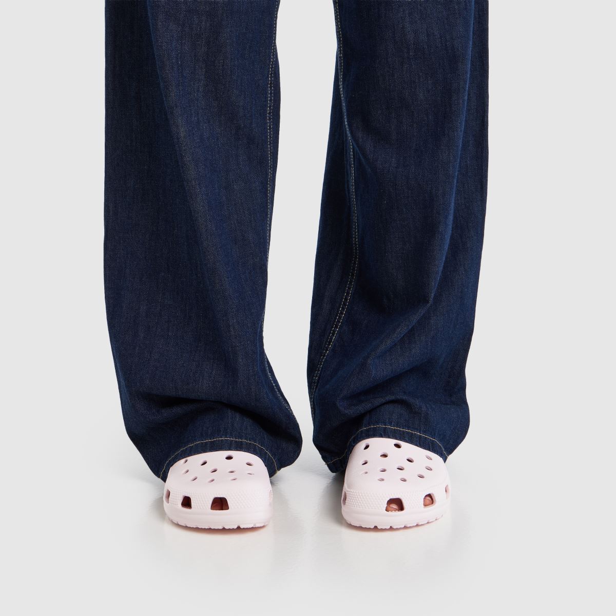Crocs Classic Buckle Clog in Pale Pink Crocs Classic Buckle Clog 8