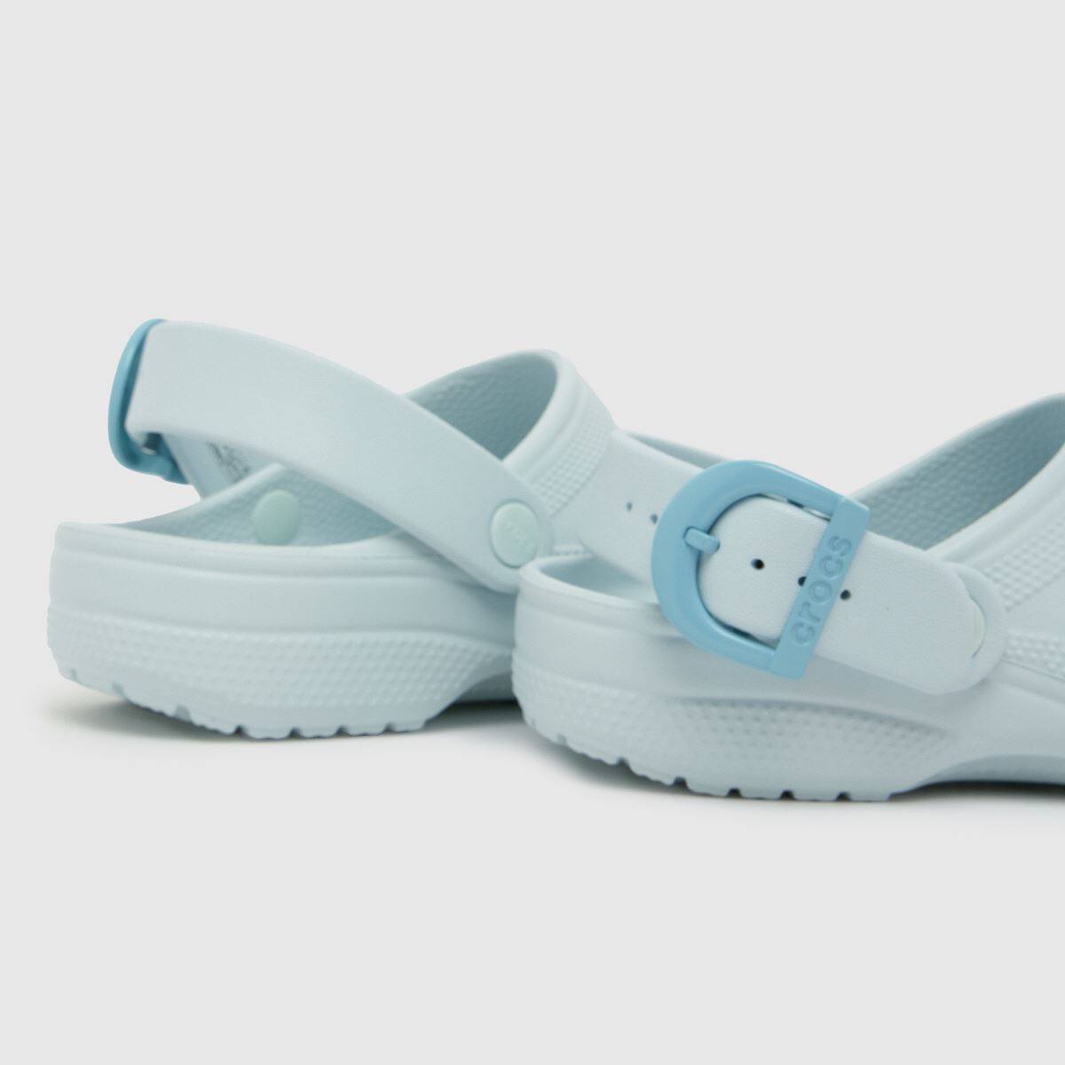 Crocs Classic Buckle Clog in Pale Blue Crocs Classic Buckle Clog 7