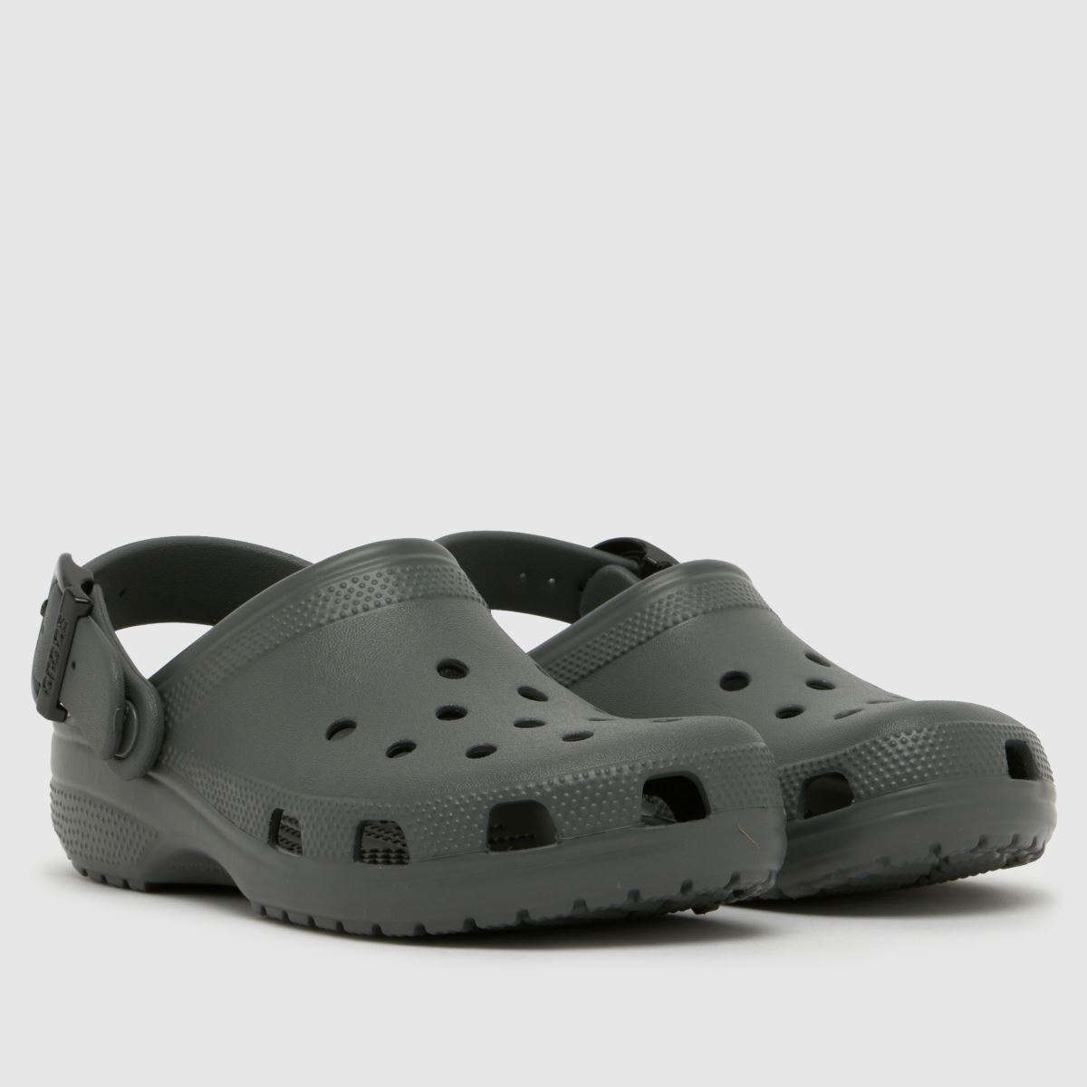 Crocs Classic Buckle Clog in Dark Grey Crocs Classic Buckle Clog 8