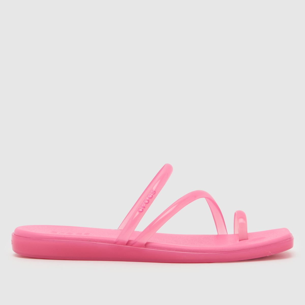 Crocs Miami Jelly Toe Loop in Pink Crocs Miami Jelly Toe Loop 3