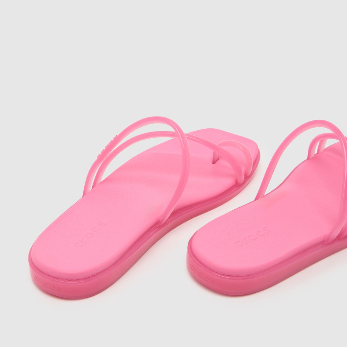 Crocs Miami Jelly Toe Loop in Pink Crocs Miami Jelly Toe Loop 4