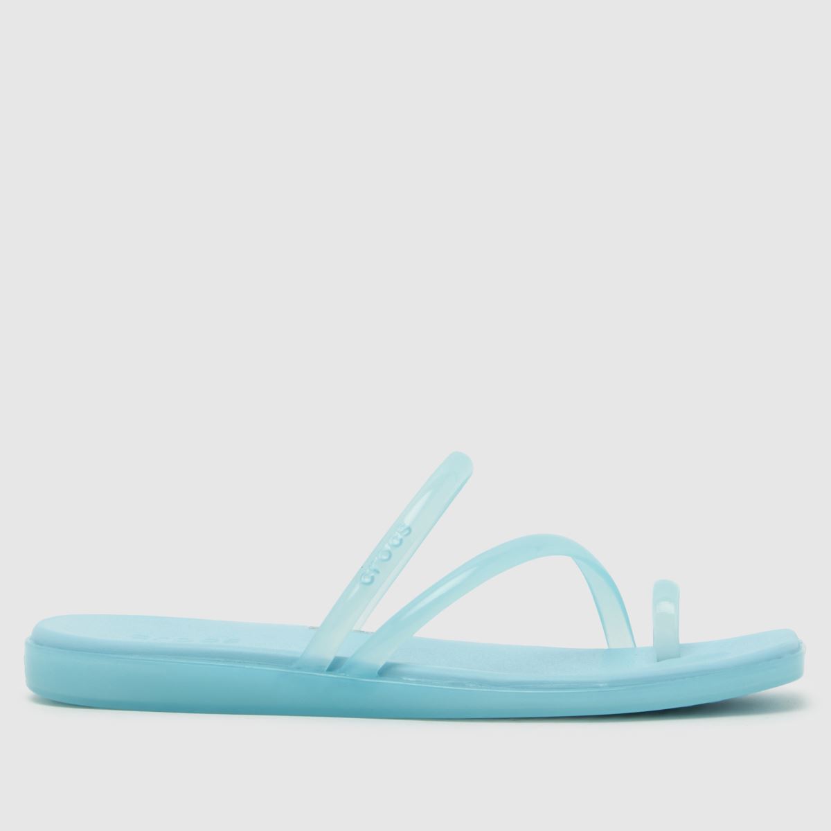 Crocs Miami Jelly Toe Loop in Pale Blue Crocs Miami Jelly Toe Loop 3