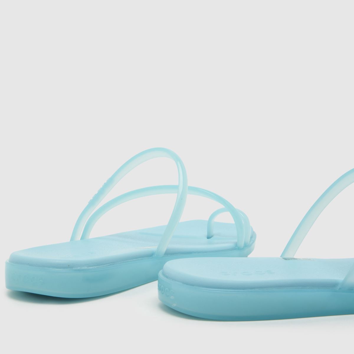 Crocs Miami Jelly Toe Loop in Pale Blue Crocs Miami Jelly Toe Loop 7