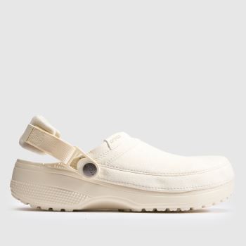Crocs Off-White Classic Crafted Clog Womens Sandals
