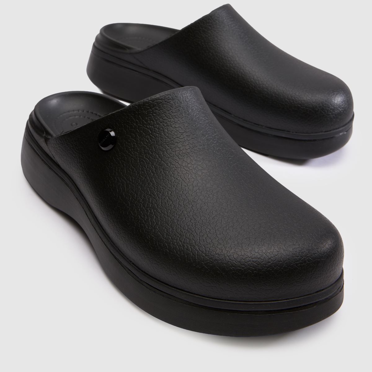 Crocs Dylan Notched Clog in Black Crocs Dylan Notched Clog 4