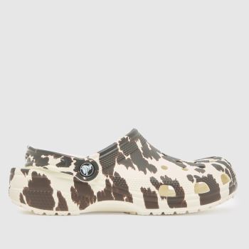 Crocs Print Classic Pop Animal Clog Womens Sandals