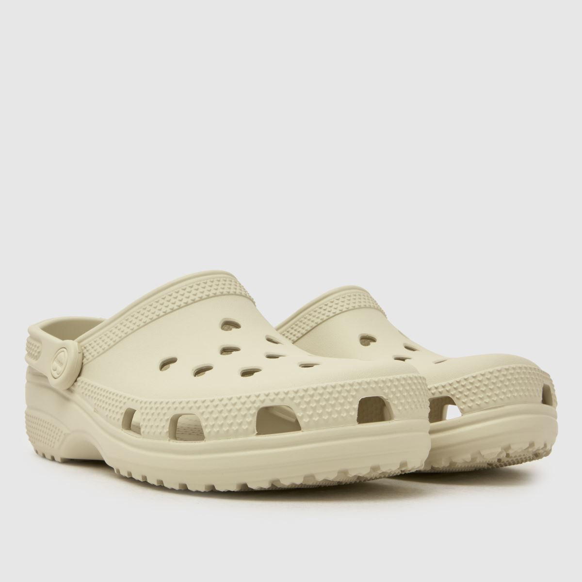 Crocs Classic Hearts Cut Out Clog in Beige Crocs Classic Hearts Cut Out Clog 3