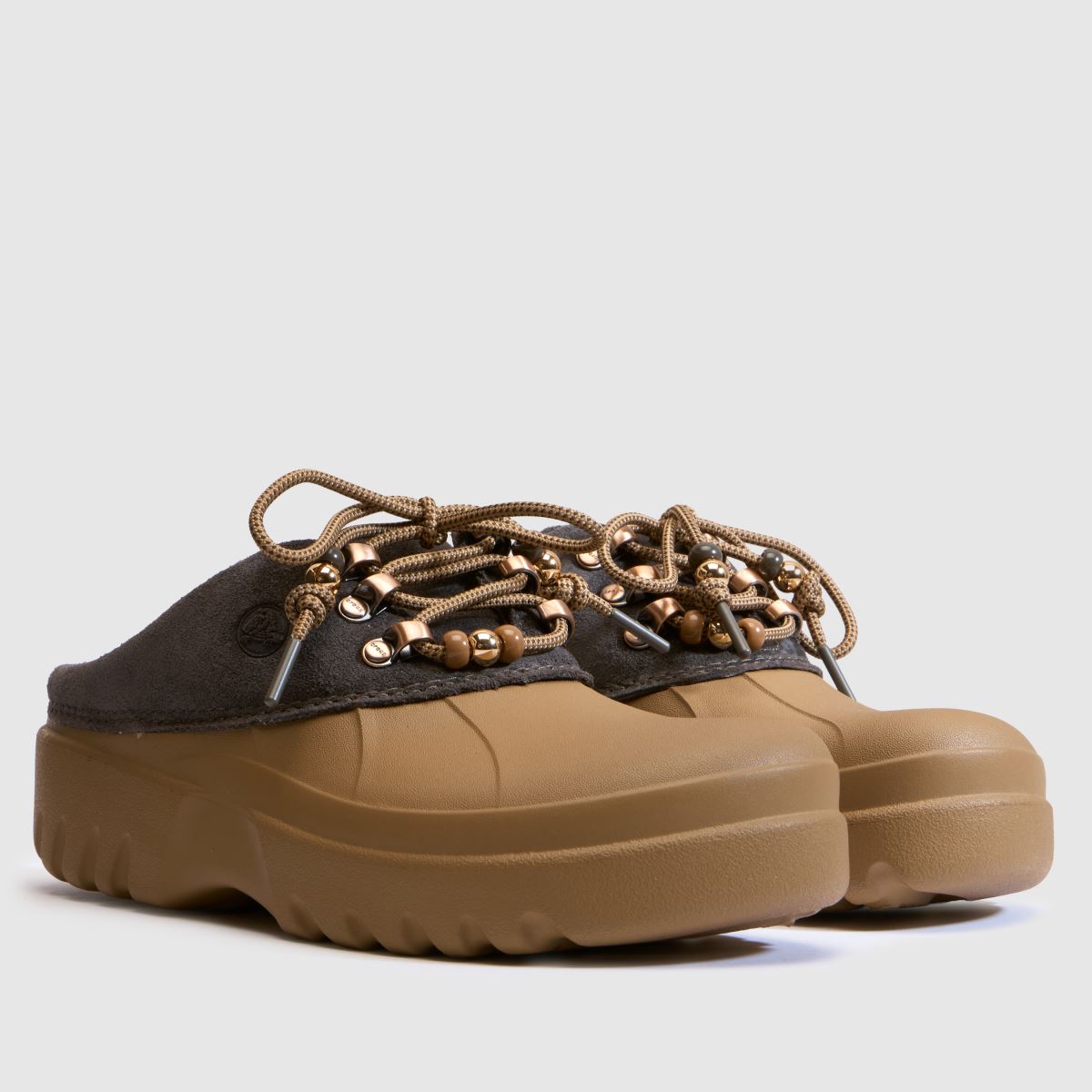 Crocs Axle Suede Mule in Brown Multi Crocs Axle Suede Mule 3