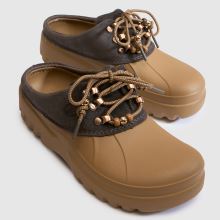 Crocs Axle Suede Mule in Brown Multi Crocs Axle Suede Mule,3 of 4
