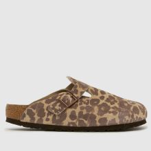 BIRKENSTOCK Boston Leopard Clog in Print BIRKENSTOCK Boston Leopard Clog,1 of 4