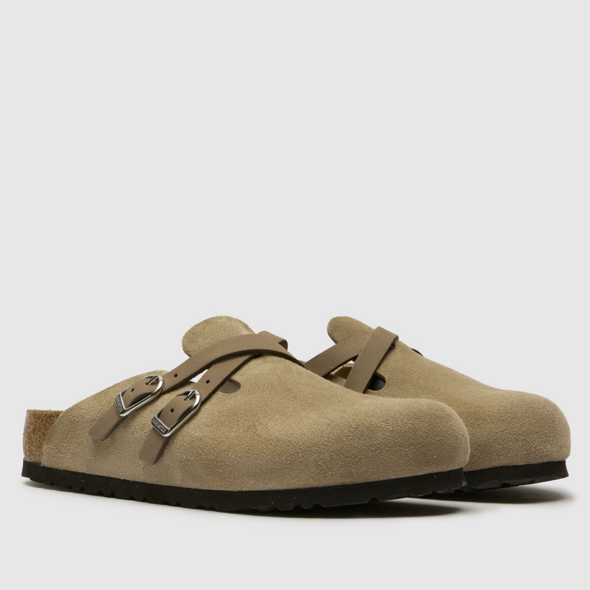 BIRKENSTOCK Blair D-Buckle Clog in Taupe BIRKENSTOCK Blair D-Buckle Clog 3