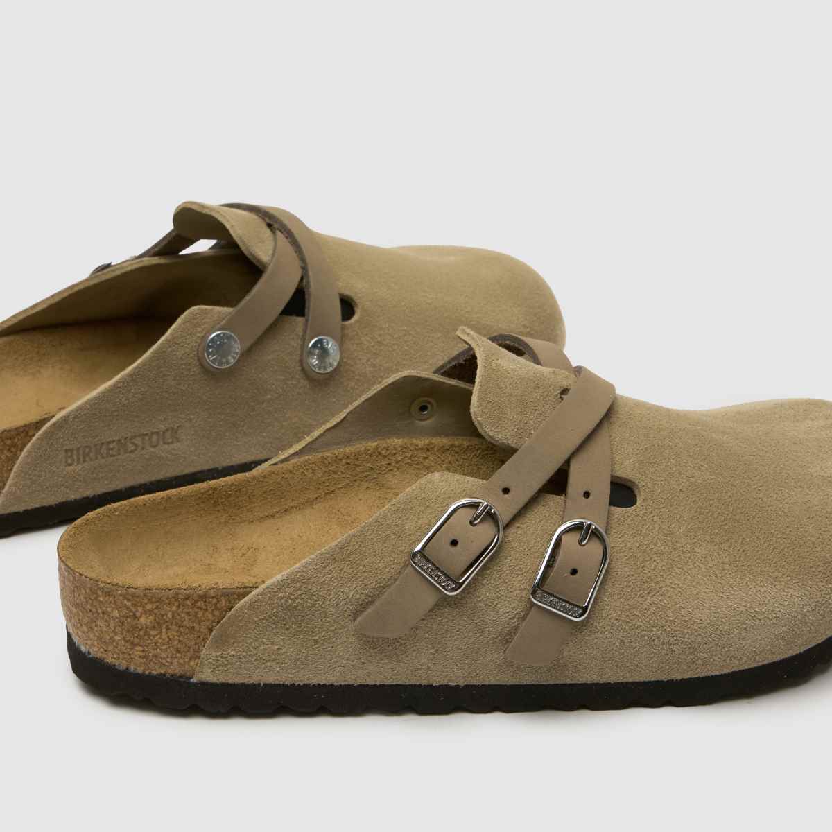 BIRKENSTOCK Blair D-Buckle Clog in Taupe BIRKENSTOCK Blair D-Buckle Clog 4
