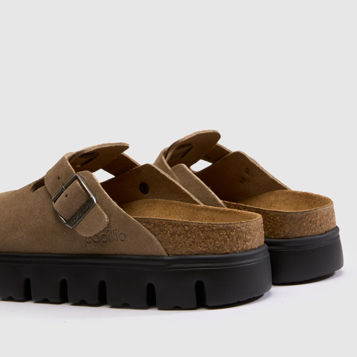 BIRKENSTOCK Boston Chunky Clog Narrow Fit in Taupe BIRKENSTOCK Boston Chunky Clog Narrow Fit 7