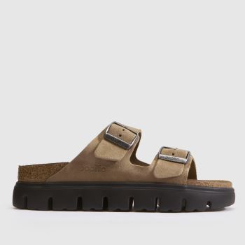 BIRKENSTOCK Taupe Arizona Chunky Womens Sandals