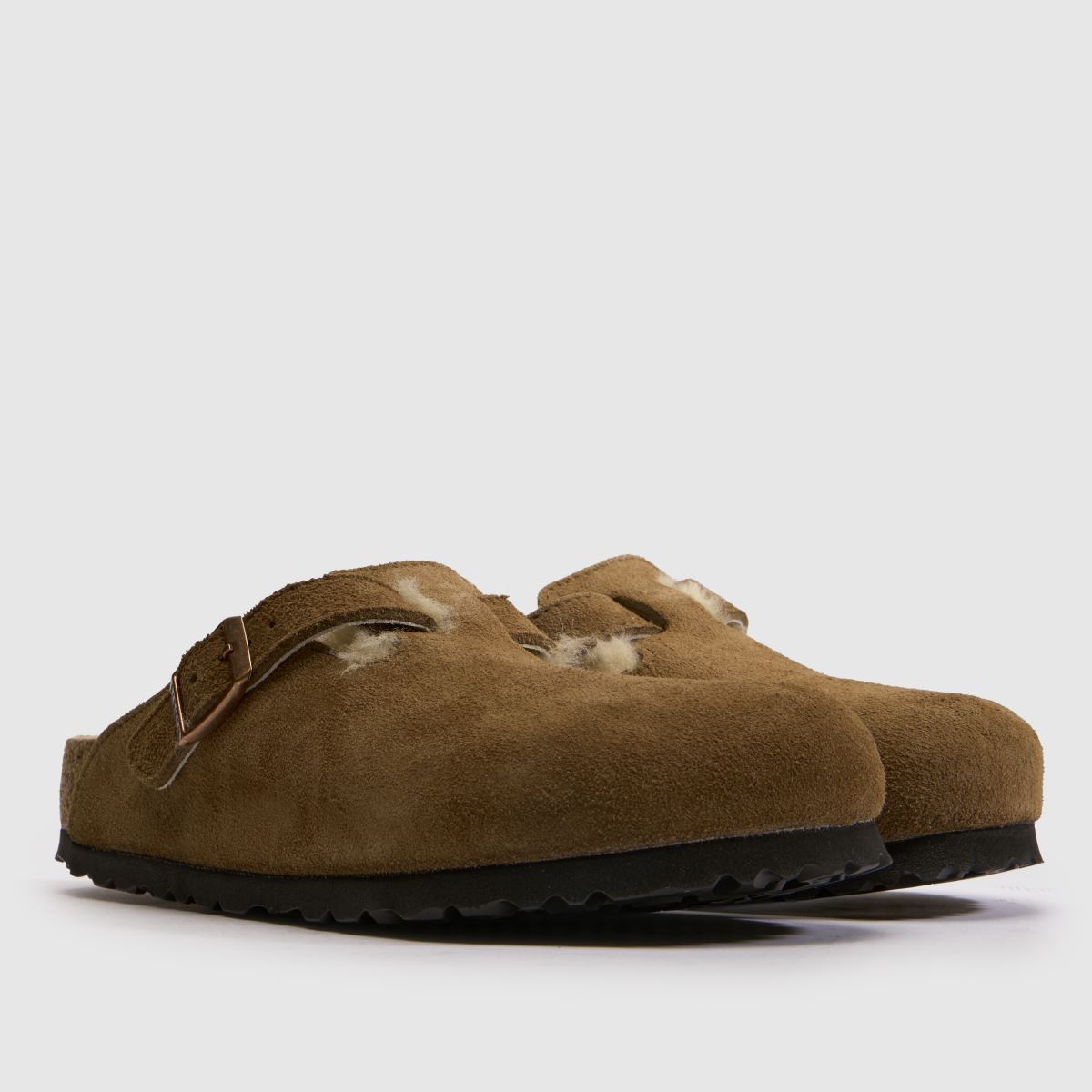 BIRKENSTOCK Boston Shearling Clog in Tan BIRKENSTOCK Boston Shearling Clog 3