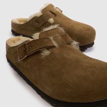 BIRKENSTOCK Boston Shearling Clog in Tan BIRKENSTOCK Boston Shearling Clog,3 of 4