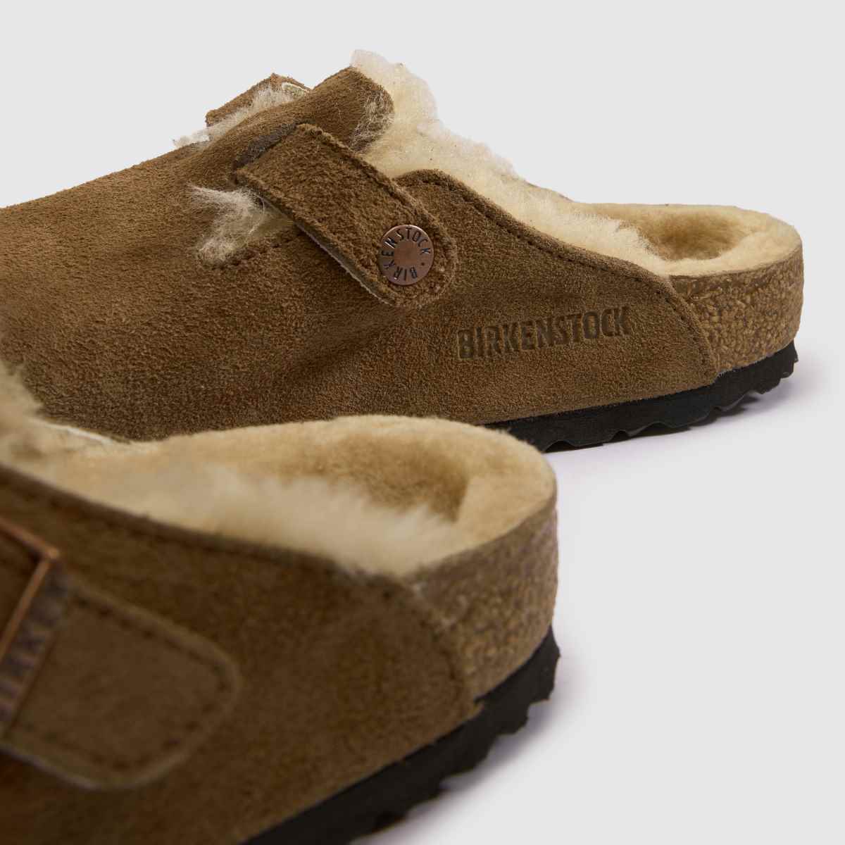 BIRKENSTOCK Boston Shearling Clog in Tan BIRKENSTOCK Boston Shearling Clog 7
