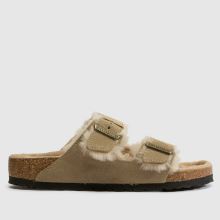 BIRKENSTOCK Arizona Shearling in Taupe BIRKENSTOCK Arizona Shearling,1 of 4