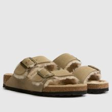 BIRKENSTOCK Arizona Shearling in Taupe BIRKENSTOCK Arizona Shearling,2 of 4