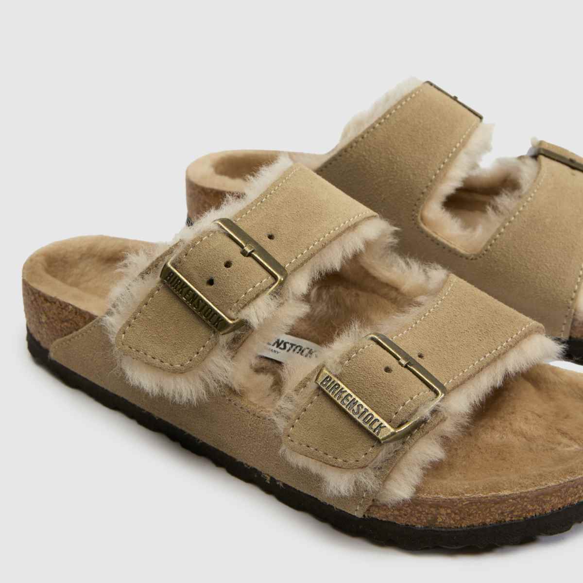 BIRKENSTOCK Arizona Shearling in Taupe BIRKENSTOCK Arizona Shearling 7