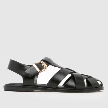 schuh Schwarz Thatcher Fisherman Damen Sandalen
