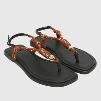 schuh Brown Talisha Rope Womens Sandals