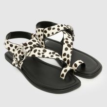 schuh Tanvi Leather in Black & White schuh Tanvi Leather,1 of 4