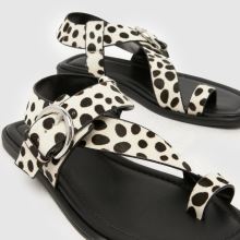 schuh Tanvi Leather in Black & White schuh Tanvi Leather,3 of 4