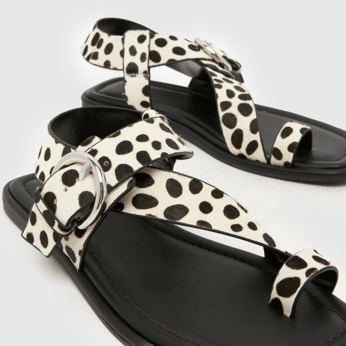 schuh Tanvi Leather in Black & White schuh Tanvi Leather 4