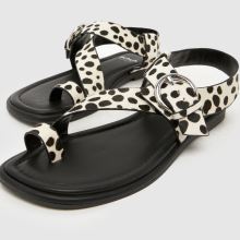 schuh Tanvi Leather in Black & White schuh Tanvi Leather,4 of 4