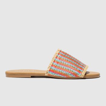 schuh beige & blue naples sandals schuh beige & blue naples sandals