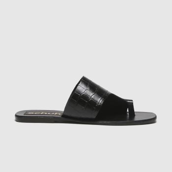 schuh black copenhagen leather mule sandals schuh black copenhagen leather mule sandals