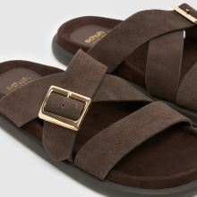 schuh Tear Suede Footbed in Brown schuh Tear Suede Footbed,3 of 4