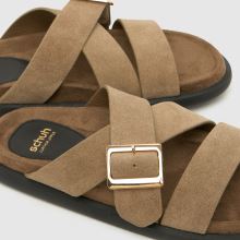 schuh Tear Suede Footbed in Taupe schuh Tear Suede Footbed,3 of 4