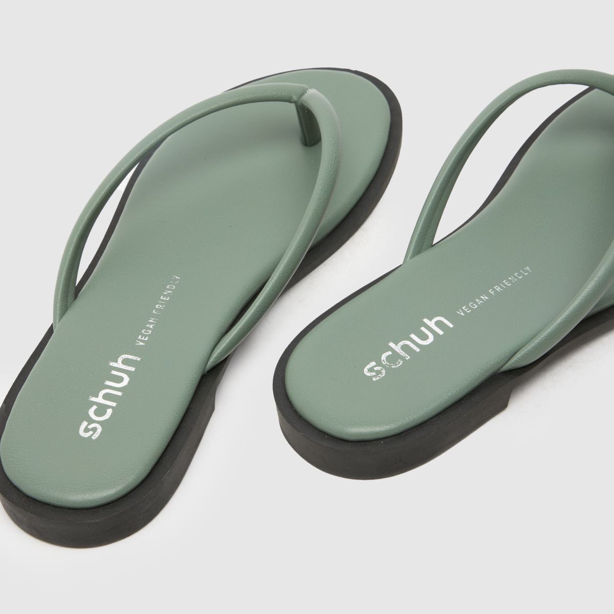 schuh Tulia Toe Post in Green schuh Tulia Toe Post 7