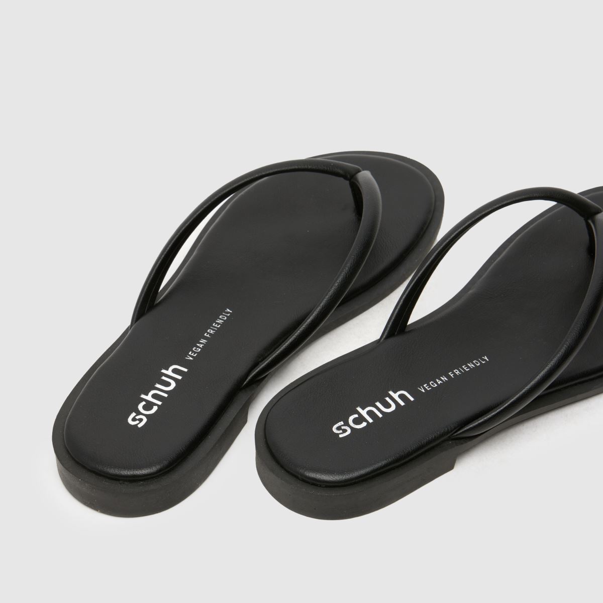 schuh Tulia Toe Post in Black schuh Tulia Toe Post 7