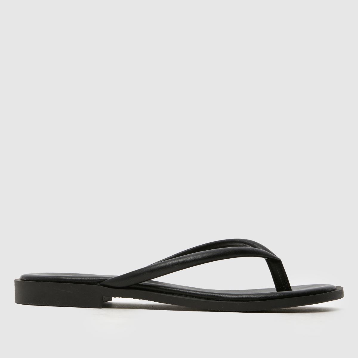 schuh Tulia Toe Post in Black schuh Tulia Toe Post 8