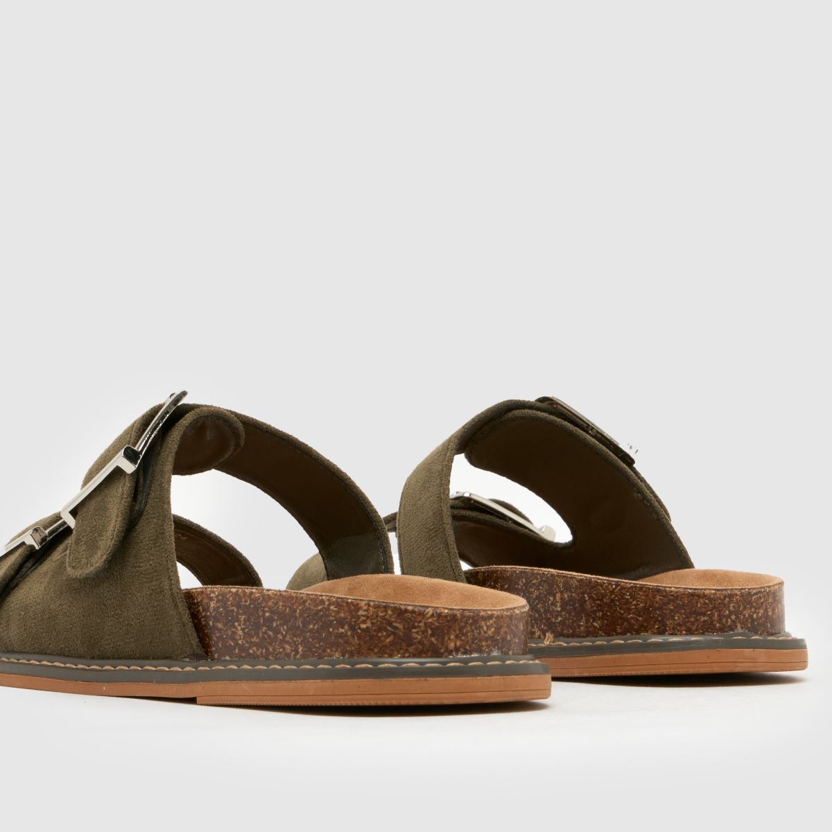 schuh Tamika Buckle Footbed in Khaki schuh Tamika Buckle Footbed 7