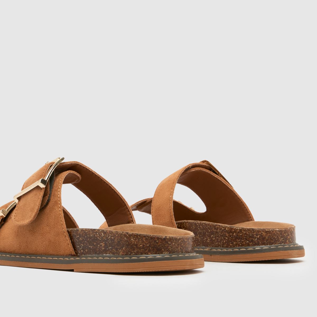schuh Tamika Buckle Footbed in Tan schuh Tamika Buckle Footbed 7