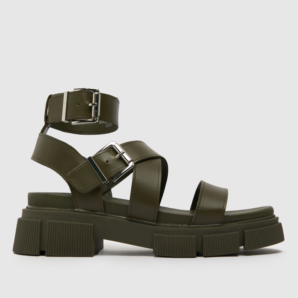 Womens Khaki schuh Toulouse Chunky 