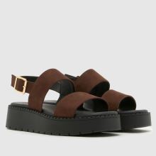 schuh Wide Fit Tuscany Chunky in Brown schuh Tuscany Chunky,2 of 4