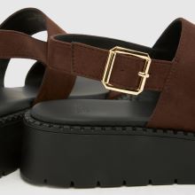 schuh Wide Fit Tuscany Chunky in Brown schuh Tuscany Chunky,3 of 4
