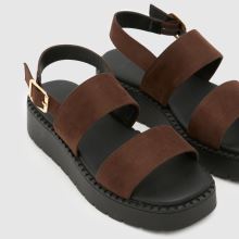 schuh Wide Fit Tuscany Chunky in Brown schuh Tuscany Chunky,4 of 4
