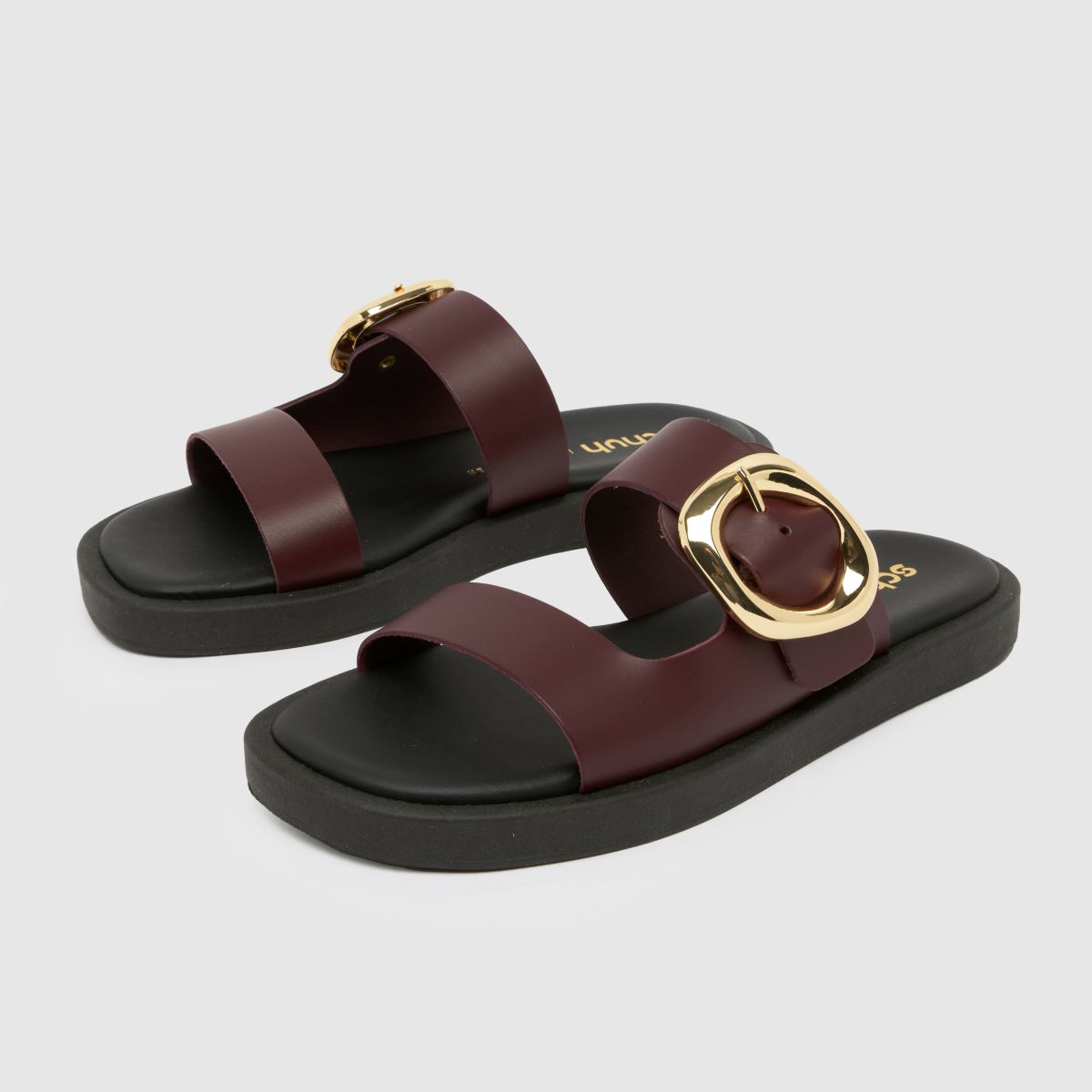 schuh Teela Buckle Footwear in Burgundy schuh Teela Buckle Footwear 4