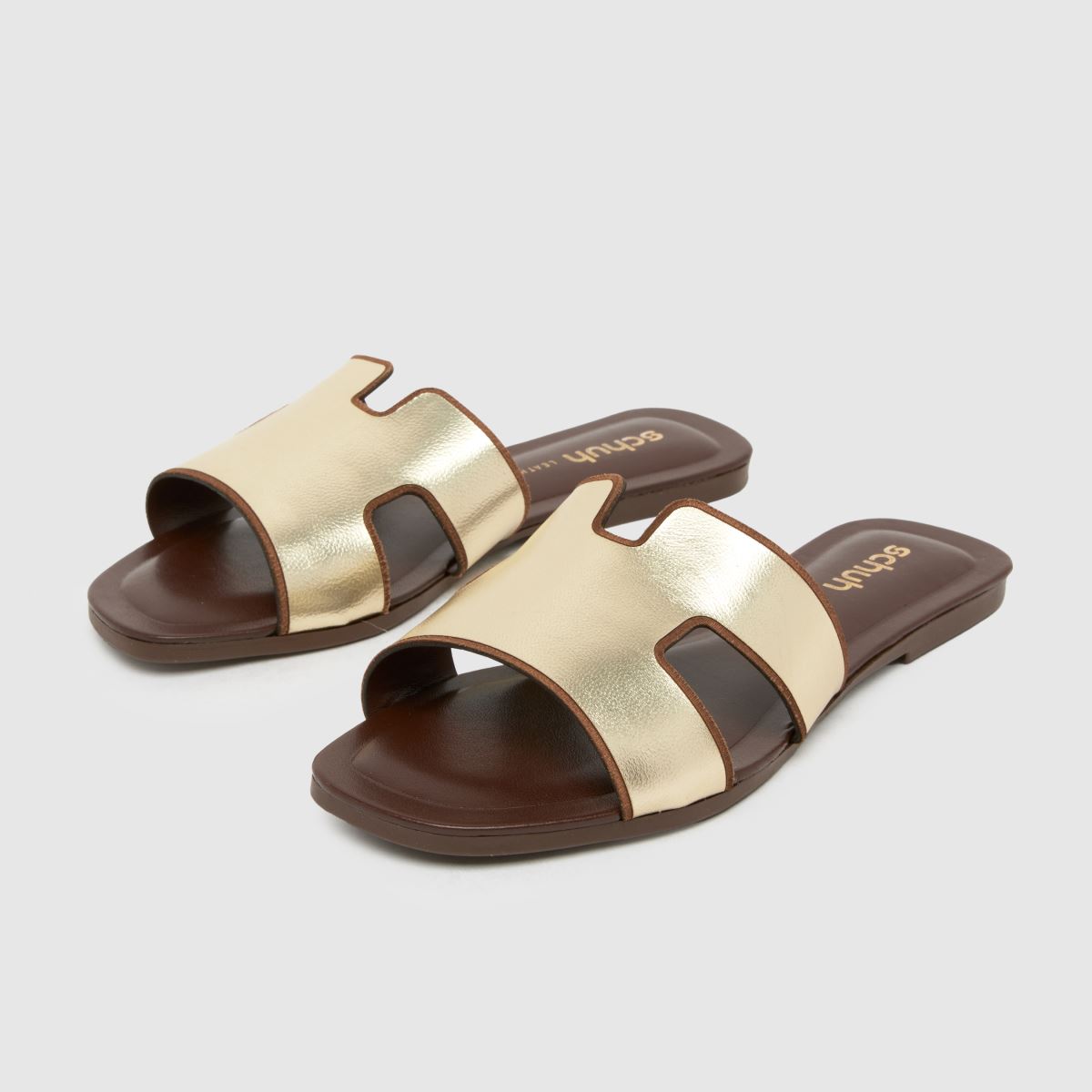 schuh Tandra Mule in Gold schuh Tandra Mule 4