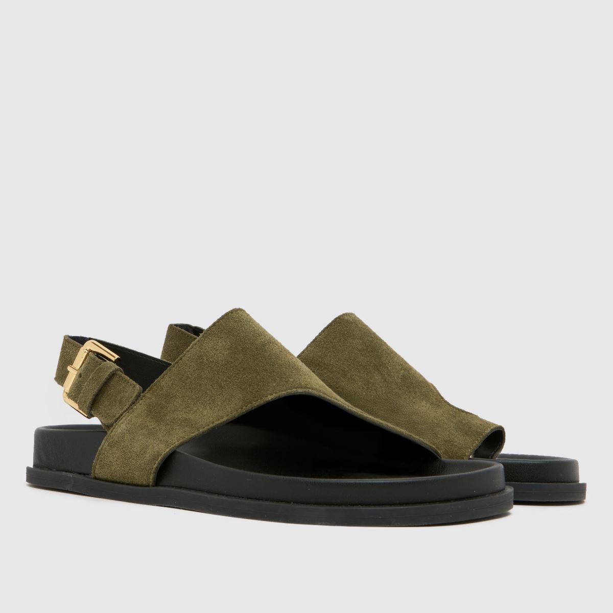 schuh Tamsyn Toe Post in Dark Green schuh Tamsyn Toe Post 8