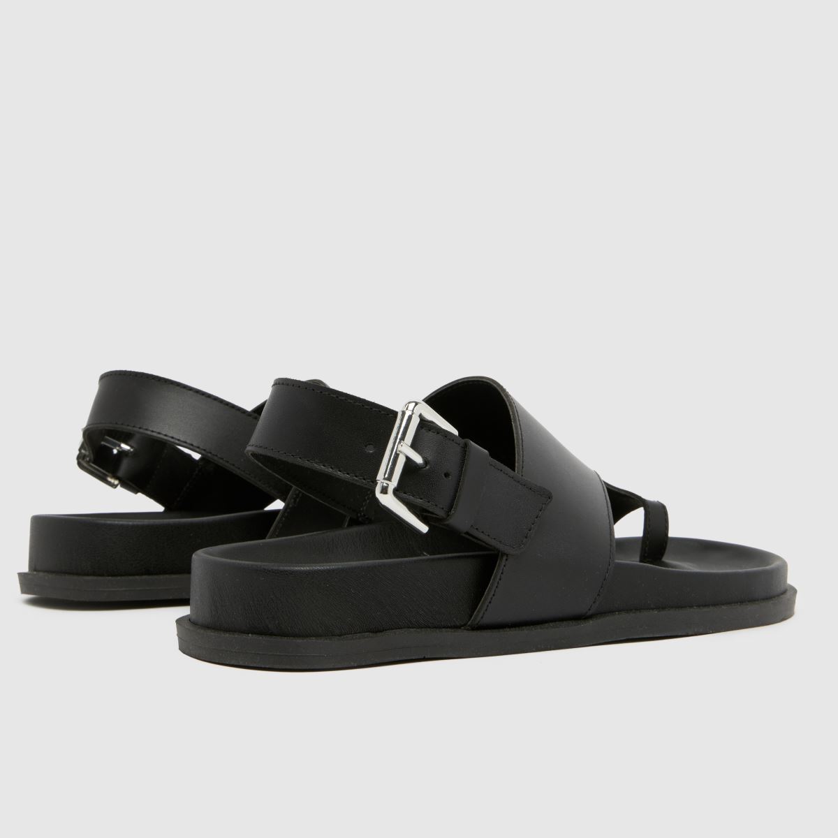 schuh Tamsyn Toe Post Sandals in Black schuh Tamsyn Toe Post Sandals in Black