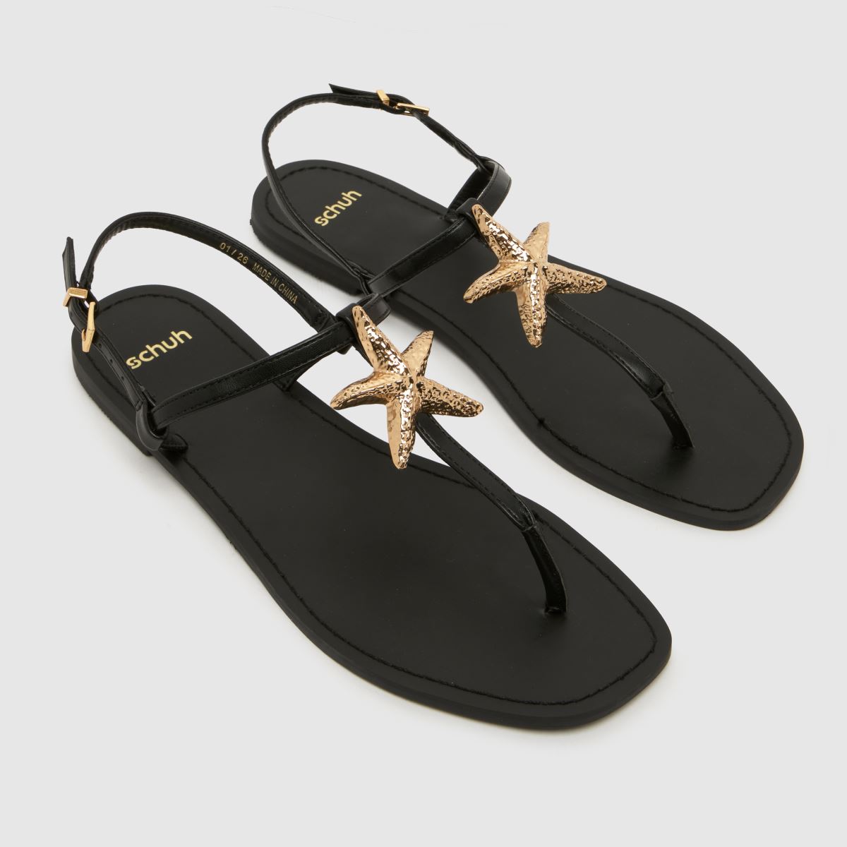 Damen schuh Schwarz Tove Shell Sandalen schuh Tove Shell